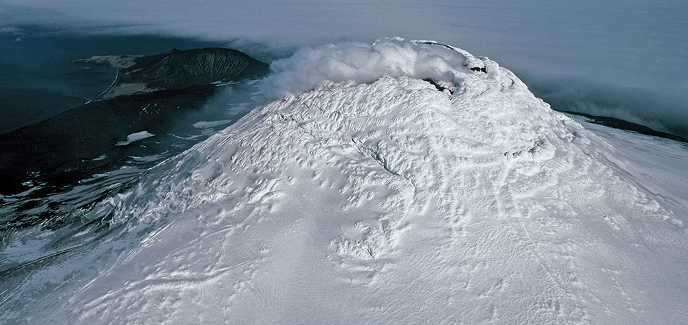 A Mount Michael vulkán | Forrás: British Antarctic Survey (BAS)