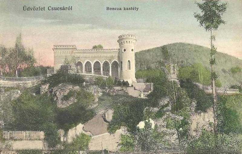 A Boncza kastély, mielőtt Octavian Goga átépíttette volna