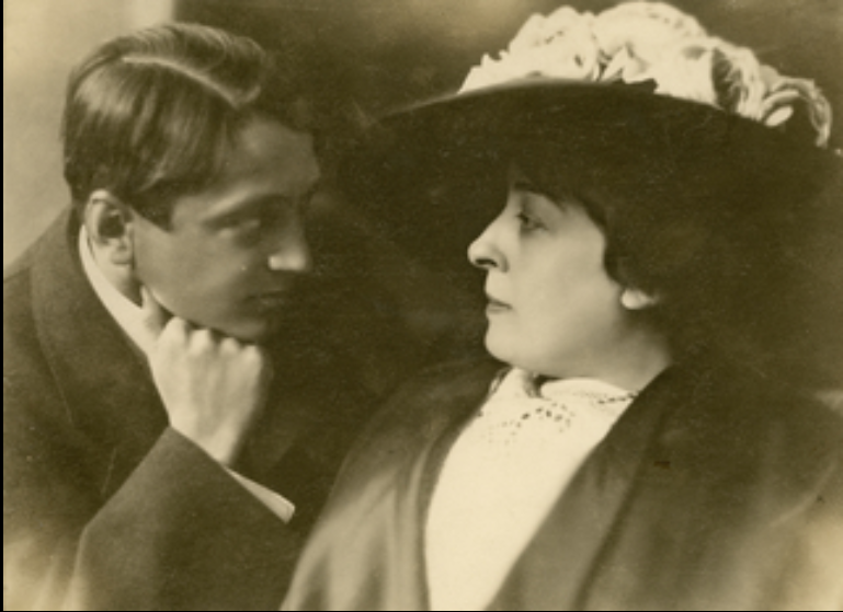 Ady és Léda 1907 nyarán. Székely Aladár fotója