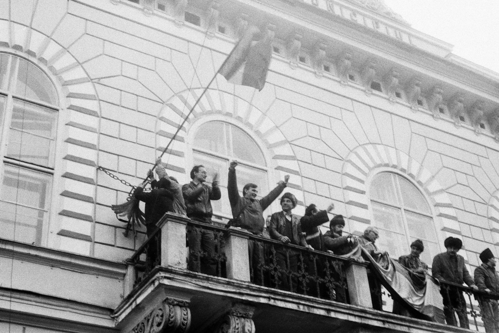 A kolozsvári balkonisták | Fotó: Victor Cutca