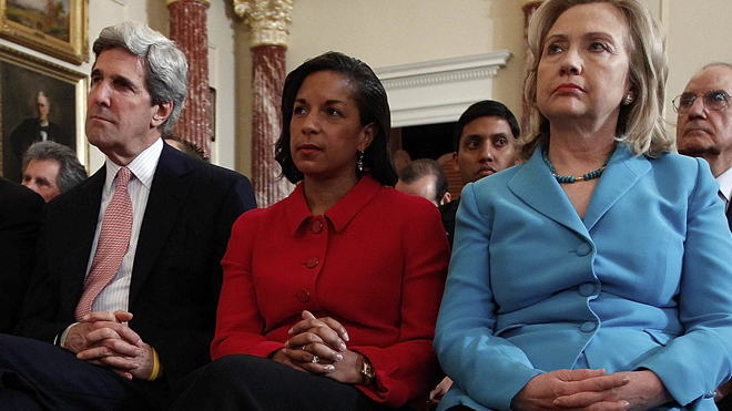 John Kerry Susan Rice Hillary Clinton