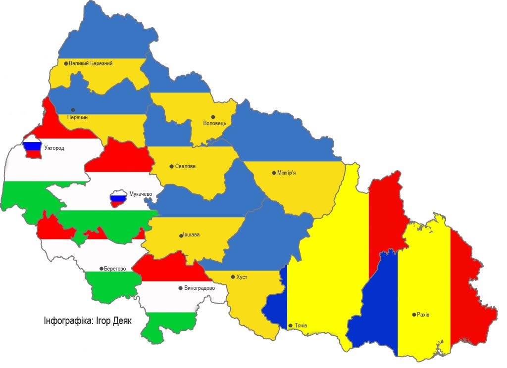 karta regionalni movy